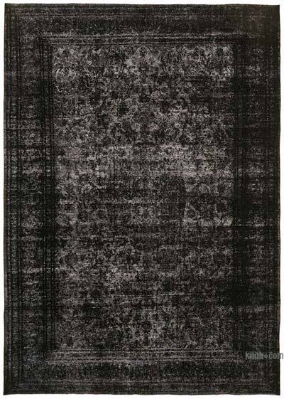 Boyalı El Dokuma Vintage Halı - 342 cm x 470 cm