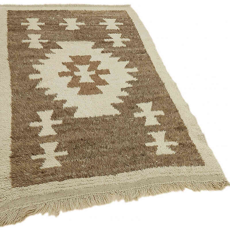 Vintage Anatolian Tulu Rug - 3' 9" x 6'  (45" x 72") - K0078942