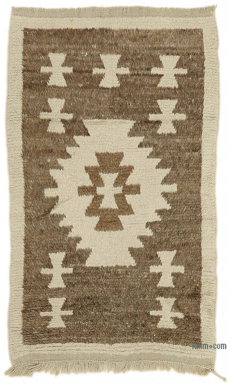 Vintage Anatolian Tulu Rug - 3' 9" x 6'  (45" x 72") - K0078942