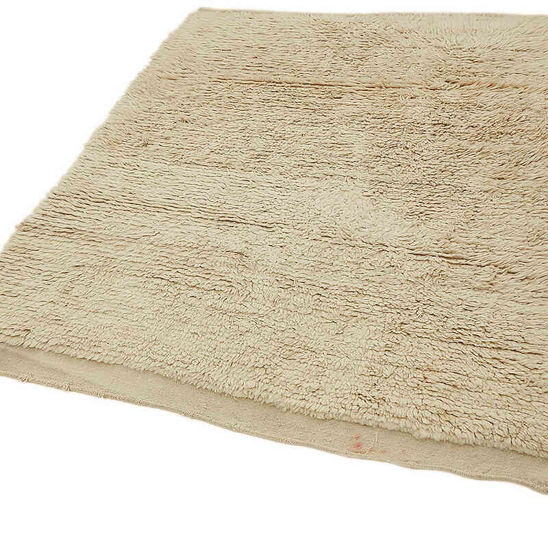 Vintage Anatolian Tulu Rug - 4' 7" x 5'  (55" x 60") - K0078944