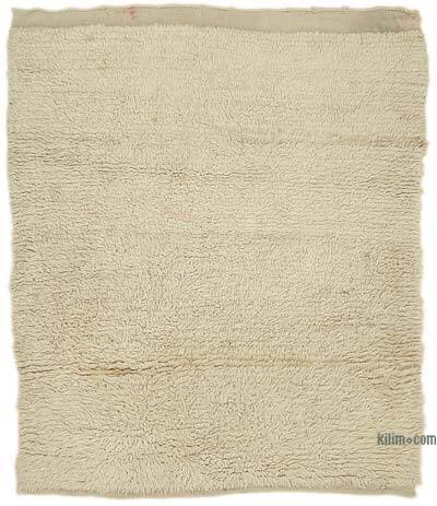 Vintage Anatolian Tulu Rug - 4' 7" x 5'  (55" x 60")