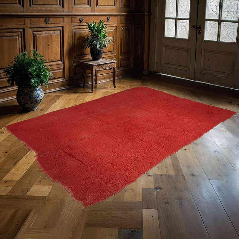 Vintage Anadolu Tülü - 161 cm x 238 cm - K0078948