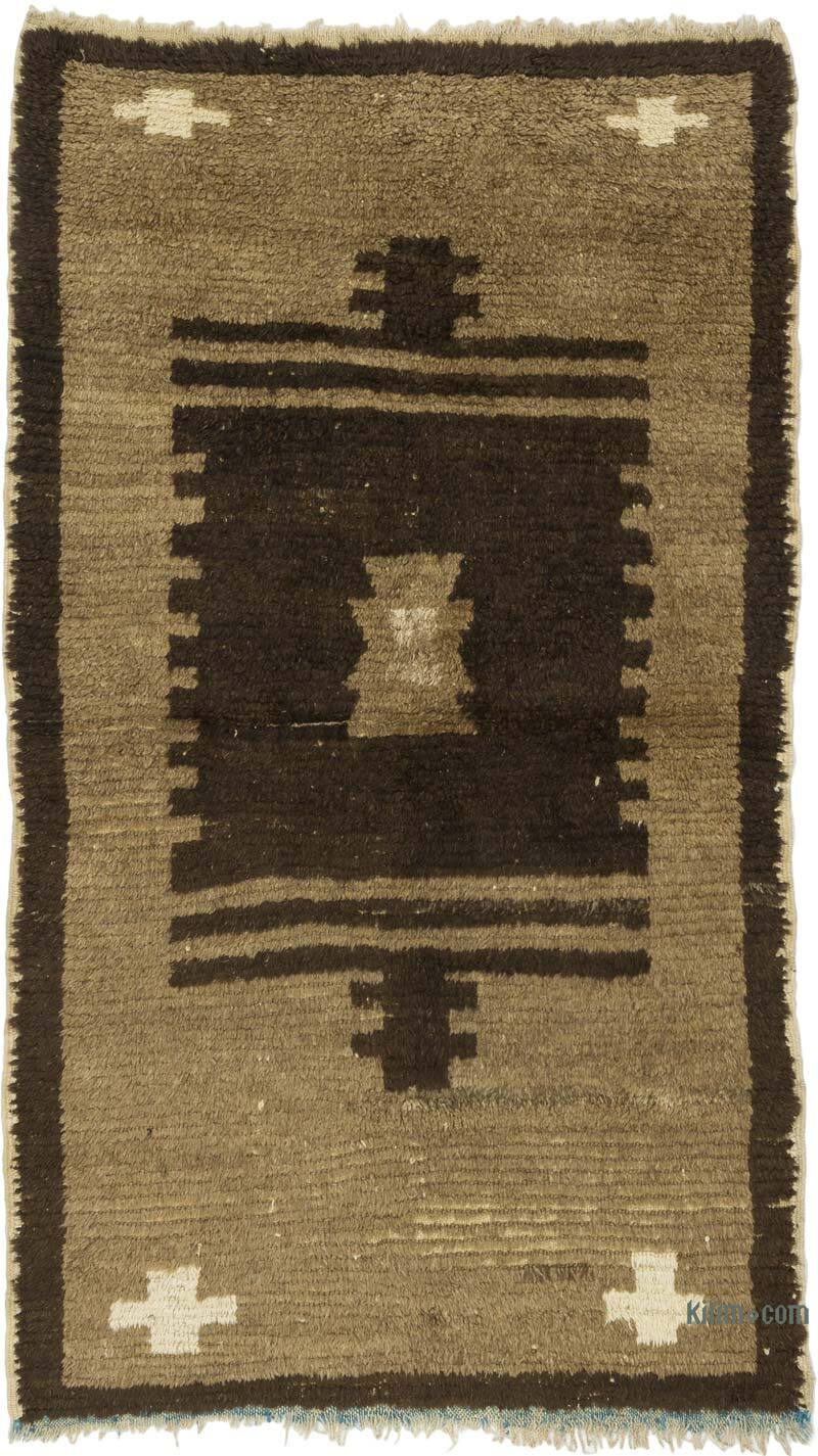 Vintage Anatolian Tulu Rug - 3' 11" x 6' 9" (47" x 81") - K0078949