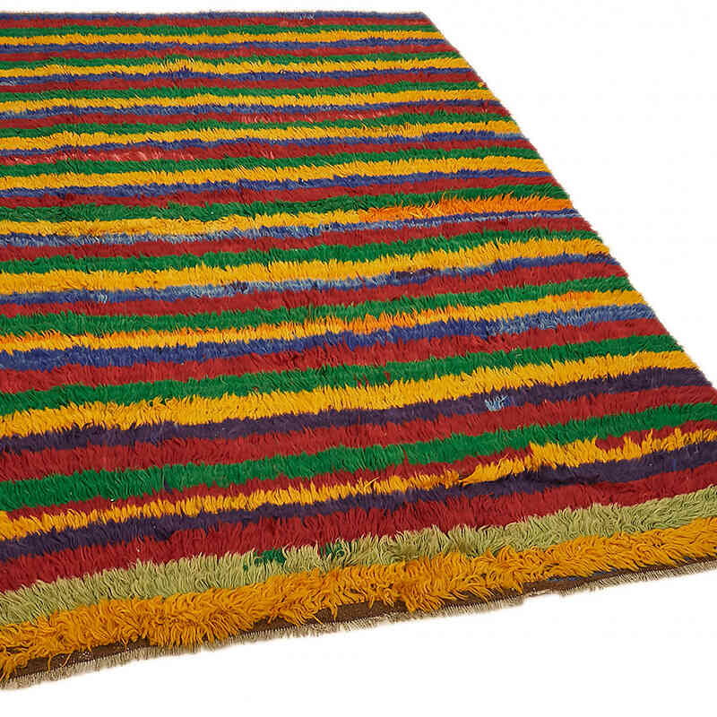 Vintage Anatolian Tulu Rug - 5'  x 6' 9" (60" x 81") - K0078951