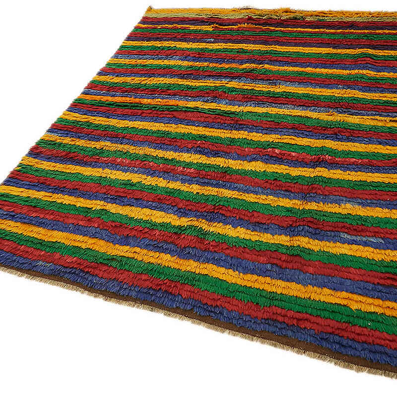 Vintage Anatolian Tulu Rug - 5'  x 6' 9" (60" x 81") - K0078951
