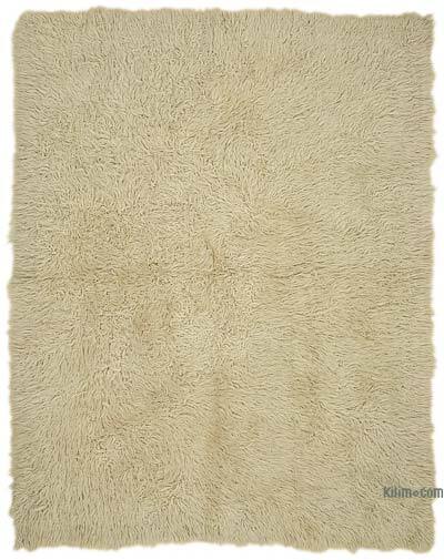 Vintage Anatolian Tulu Rug - 4' 1" x 5' 6" (49" x 66")
