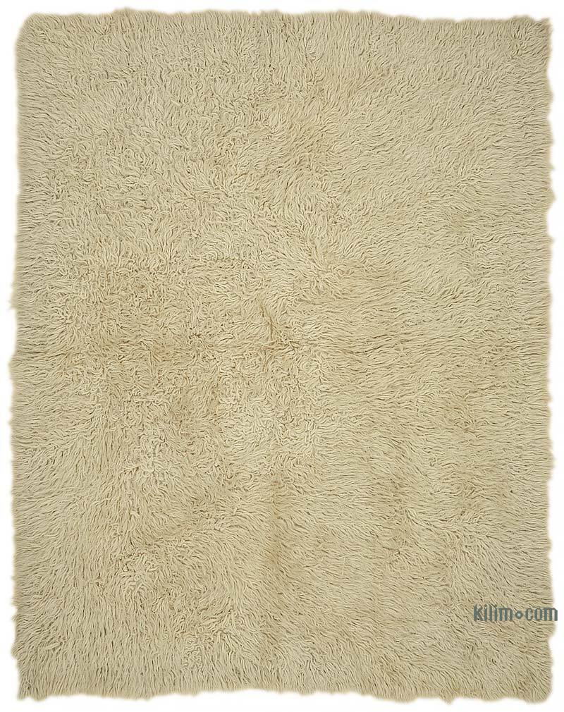 Vintage Anatolian Tulu Rug - 4' 1" x 5' 6" (49" x 66") - K0078954