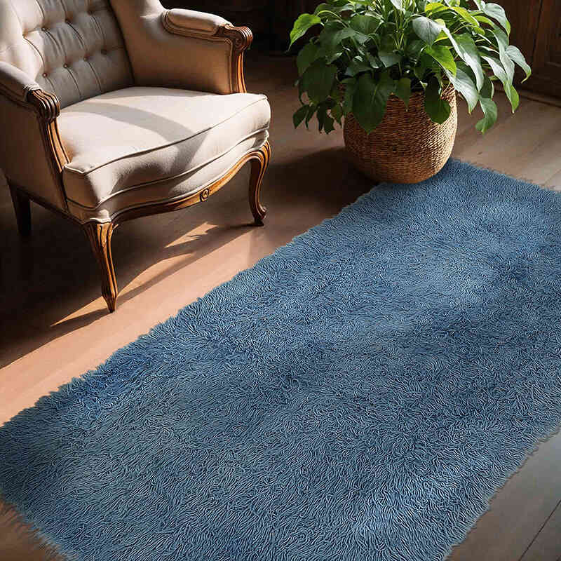 Vintage Anatolian Tulu Rug - 4' 3" x 7' 2" (51" x 86") - K0078980