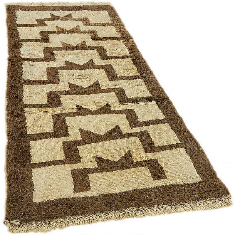 Vintage Anatolian Tulu Rug - 3' 4" x 7' 3" (40" x 87") - K0078984
