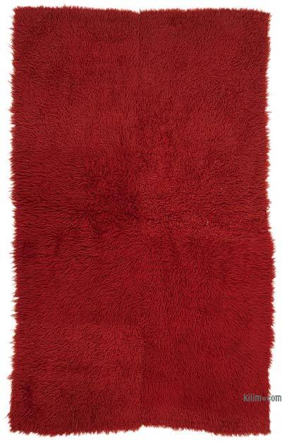 Vintage Anatolian Tulu Rug - 4' 7" x 7' 7" (55" x 91")