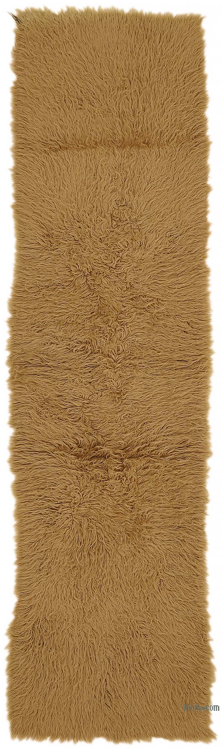 Vintage Anatolian Tulu Rug - 2' 7" x 9' 10" (31" x 118") - K0078991