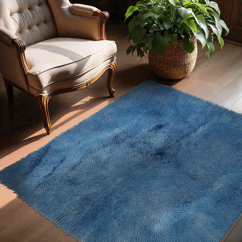 Vintage Anatolian Tulu Rug - 4' 9" x 4' 11" (57" x 59") - K0078992
