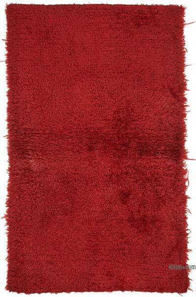 Vintage Anatolian Tulu Rug - 4'  x 6' 7" (48" x 79")