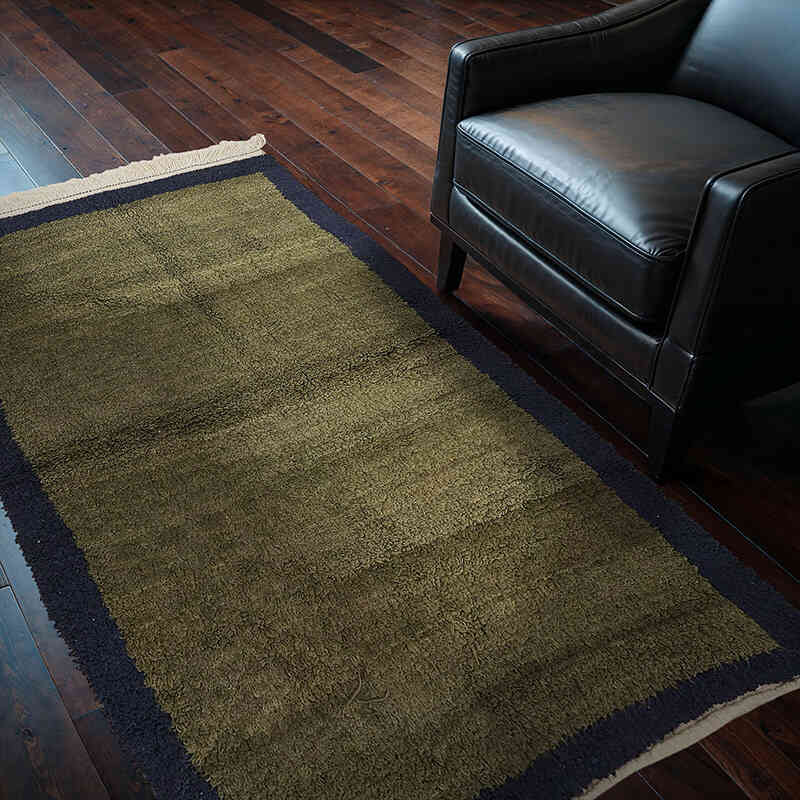 Vintage Anatolian Tulu Rug - 4' 1" x 6' 7" (49" x 79") - K0079034