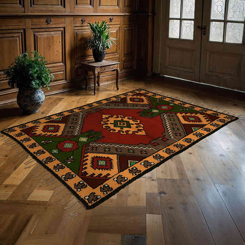 Alfombra Vintage de Anatolia Tulu - 162 cm x 227 cm - K0079036