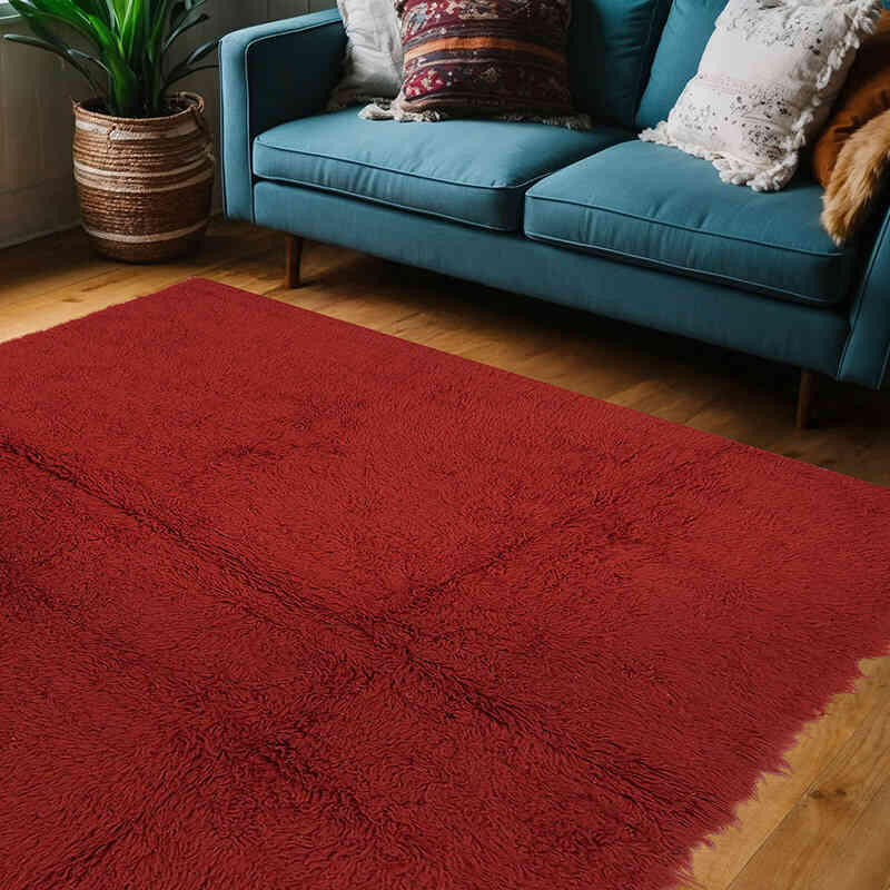 Vintage Anatolian Tulu Rug - 7'  x 7' 3" (84" x 87") - K0079042