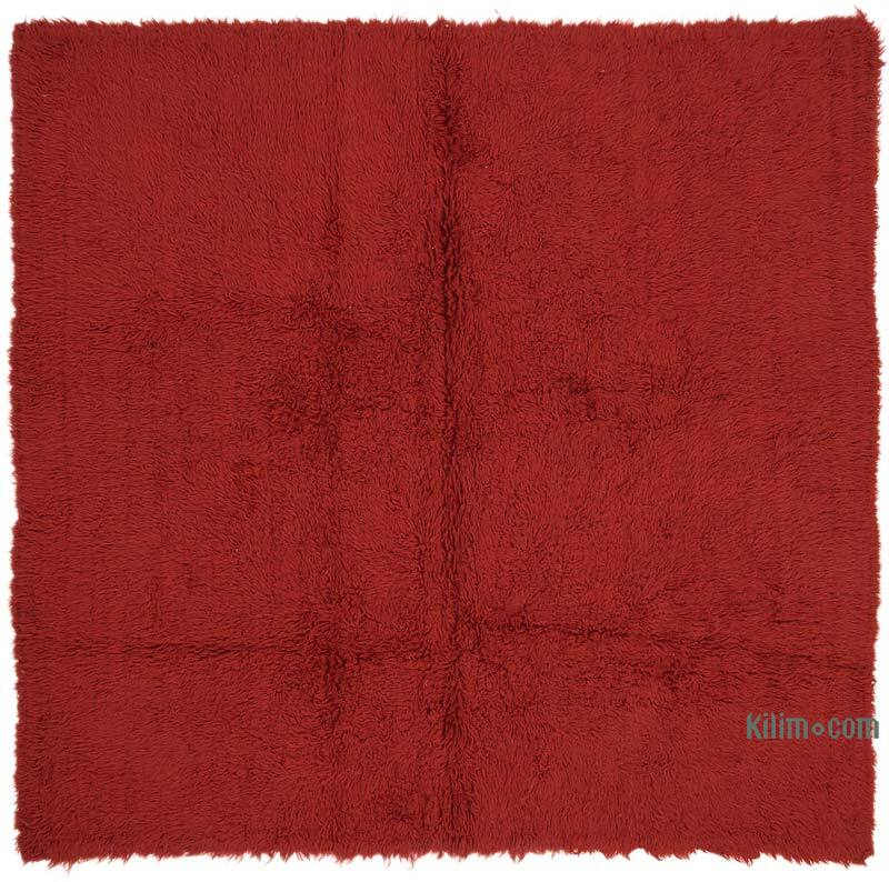 Vintage Anatolian Tulu Rug - 7'  x 7' 3" (84" x 87") - K0079042