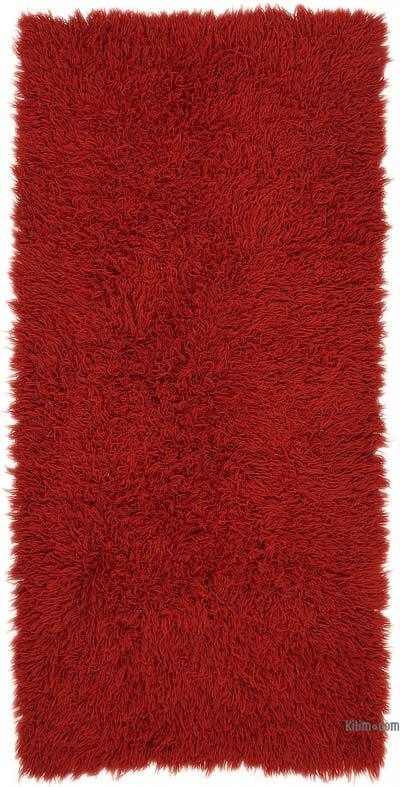 Vintage Anatolian Tulu Rug - 3' 5" x 7' 2" (41" x 86")