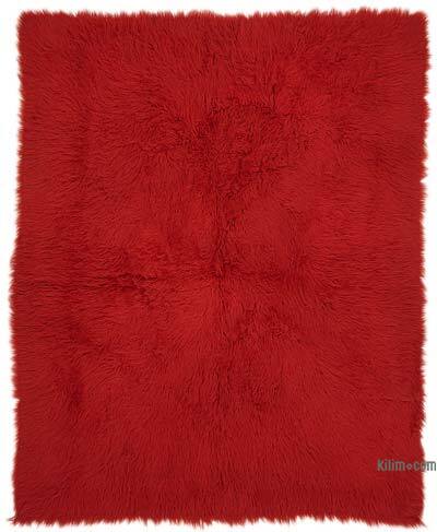 Vintage Anatolian Tulu Rug - 6' 1" x 7' 7" (73" x 91")