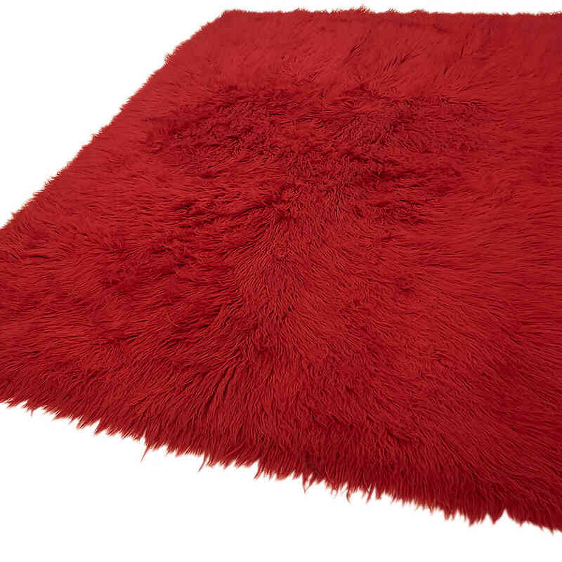 Vintage Anatolian Tulu Rug - 6'  x 7' 9" (72" x 93") - K0079057
