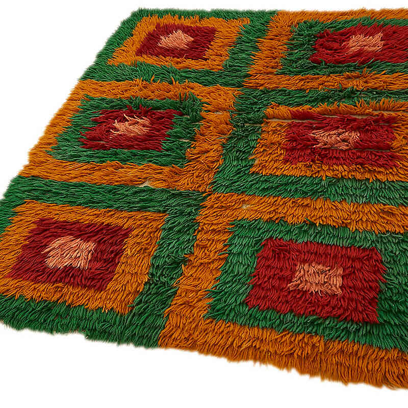 Vintage Anadolu Tülü - 140 cm x 177 cm - K0079059