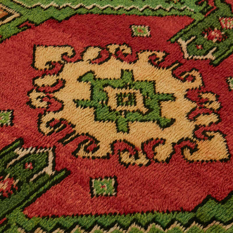 Vintage Anatolian Tulu Rug - 6' 4" x 7' 4" (76" x 88") - K0079064
