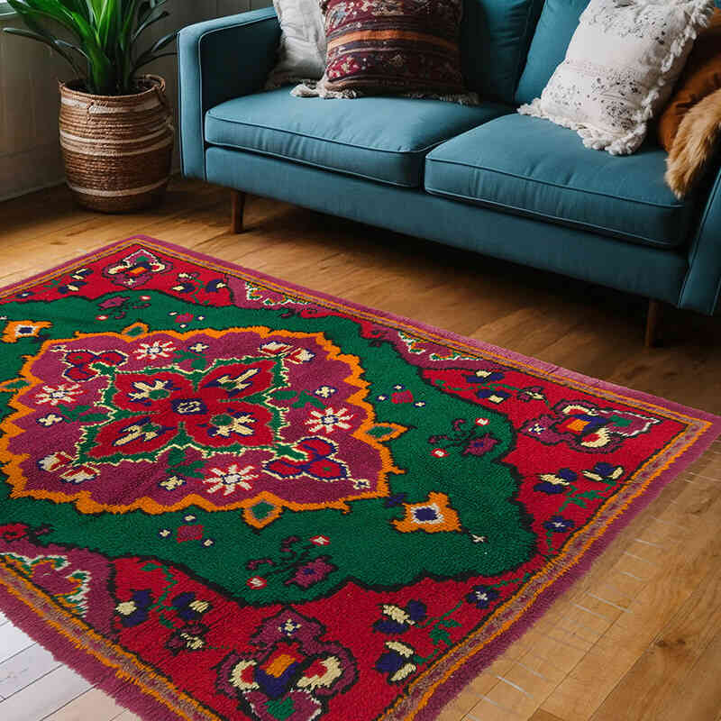 Vintage Anadolu Tülü - 162 cm x 220 cm - K0079076