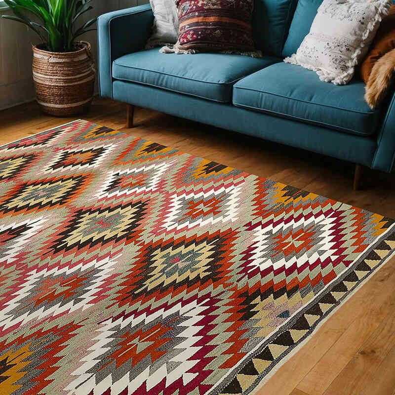 Vintage Anadolu Kilim - 170 cm x 214 cm - K0079088