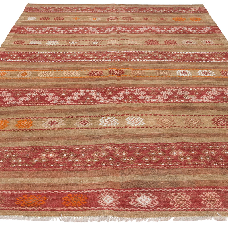 Alfombra Vintage Anatolian Kilim - 158 cm x 254 cm - K0079092