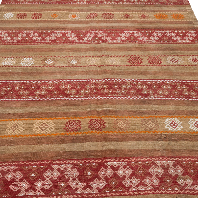 Alfombra Vintage Anatolian Kilim - 158 cm x 254 cm - K0079092