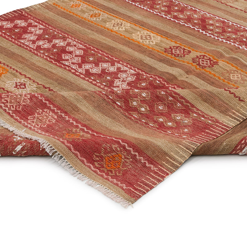 Alfombra Vintage Anatolian Kilim - 158 cm x 254 cm - K0079092