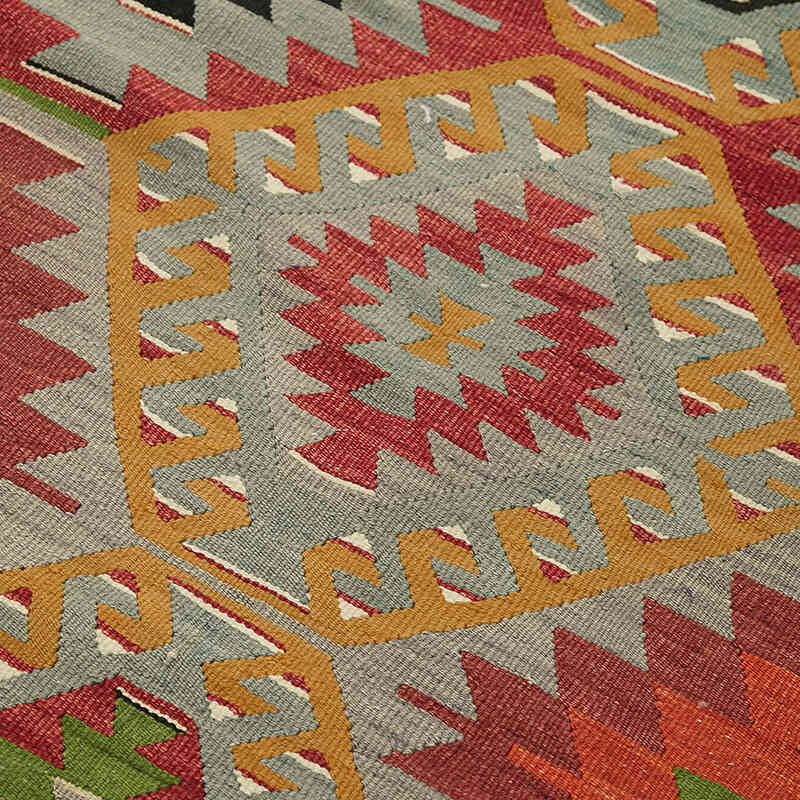 Vintage Anatolian Kilim Rug - 3' 6" x 8' 8" (42" x 104") - K0079098