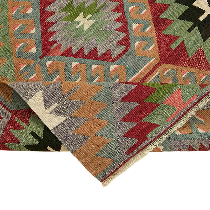 Vintage Anatolian Kilim Rug - 3' 6" x 8' 8" (42" x 104") - K0079098