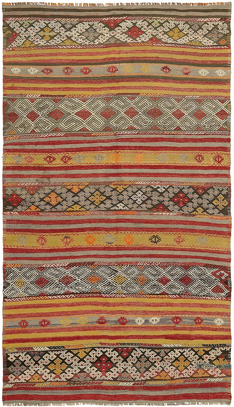 Alfombra Vintage Anatolian Kilim - 154 cm x 250 cm - K0079099