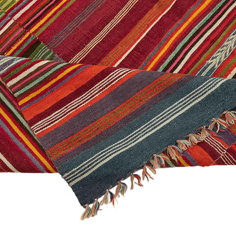 Vintage Manisa Kilim Rug - 6' 6" x 8' 8" (78" x 104") - K0079107