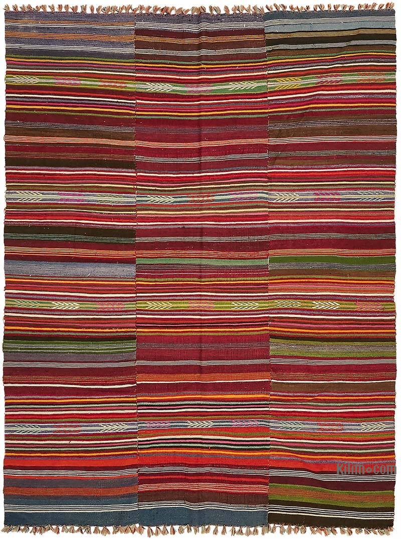 Vintage Manisa Kilim Rug - 6' 6" x 8' 8" (78" x 104") - K0079107