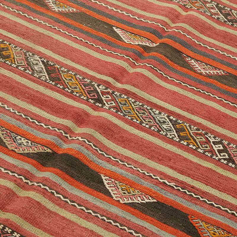 Vintage Anatolian Kilim Rug - 5' 6" x 9' 7" (66" x 115") - K0079108