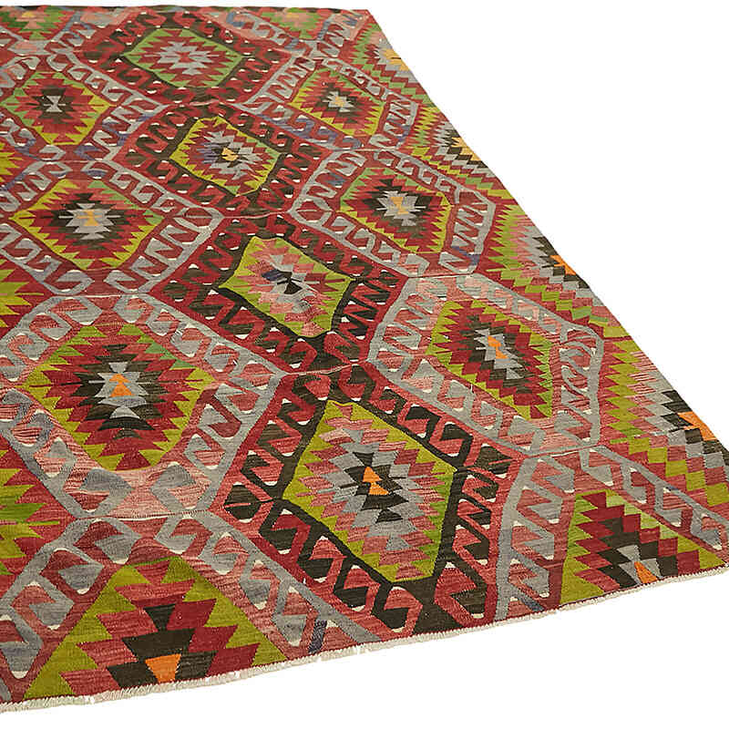 Alfombra Vintage Anatolian Kilim - 182 cm x 319 cm - K0079112