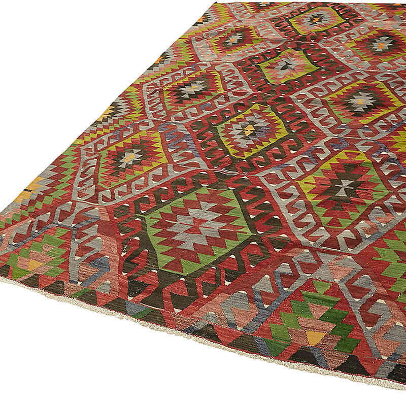 Alfombra Vintage Anatolian Kilim - 182 cm x 319 cm - K0079112