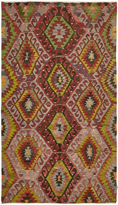 Vintage Anatolian Kilim Rug - 6'  x 10' 6" (72" x 126")