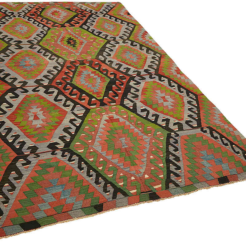 Alfombra Vintage Anatolian Kilim - 198 cm x 320 cm - K0079114