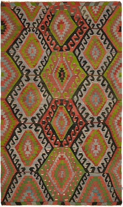 Vintage Anatolian Kilim Rug - 6' 6" x 10' 6" (78" x 126")