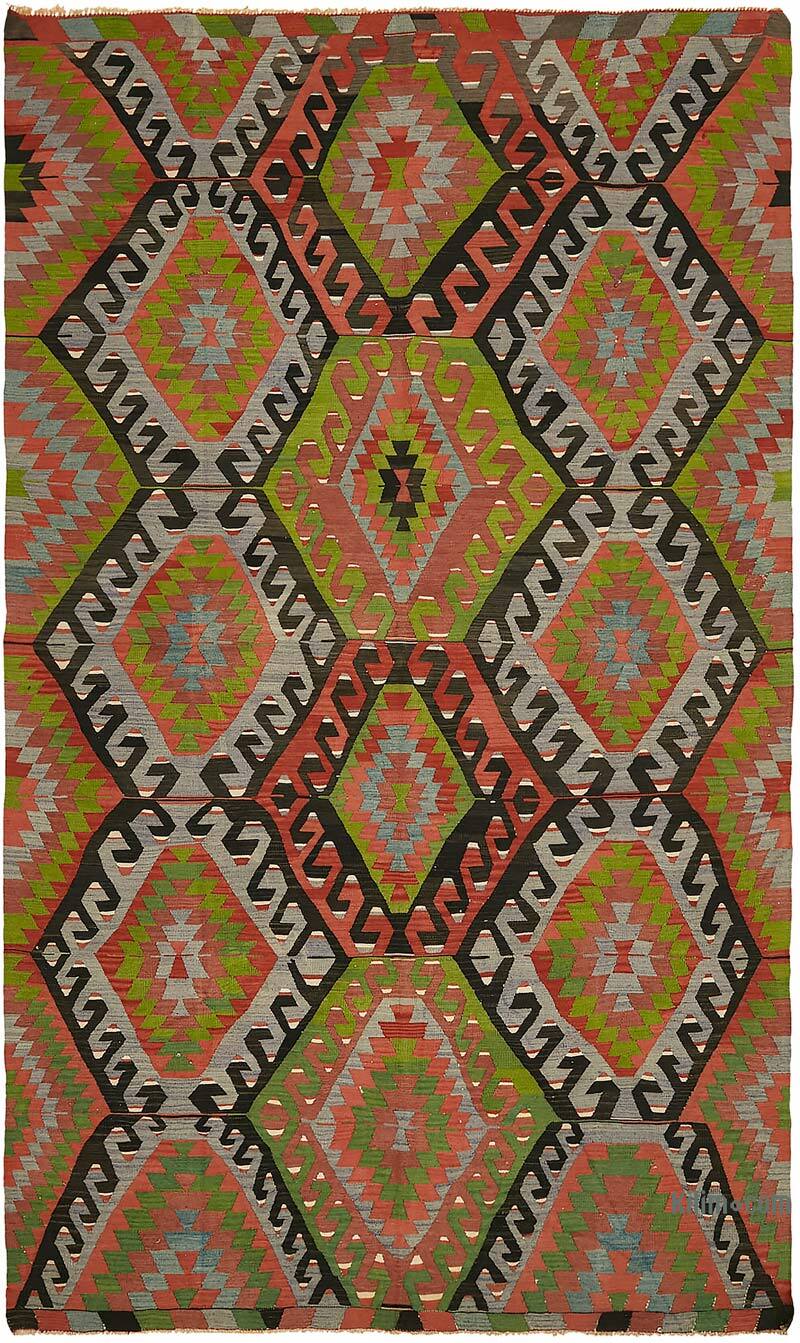 Alfombra Vintage Anatolian Kilim - 198 cm x 320 cm - K0079114