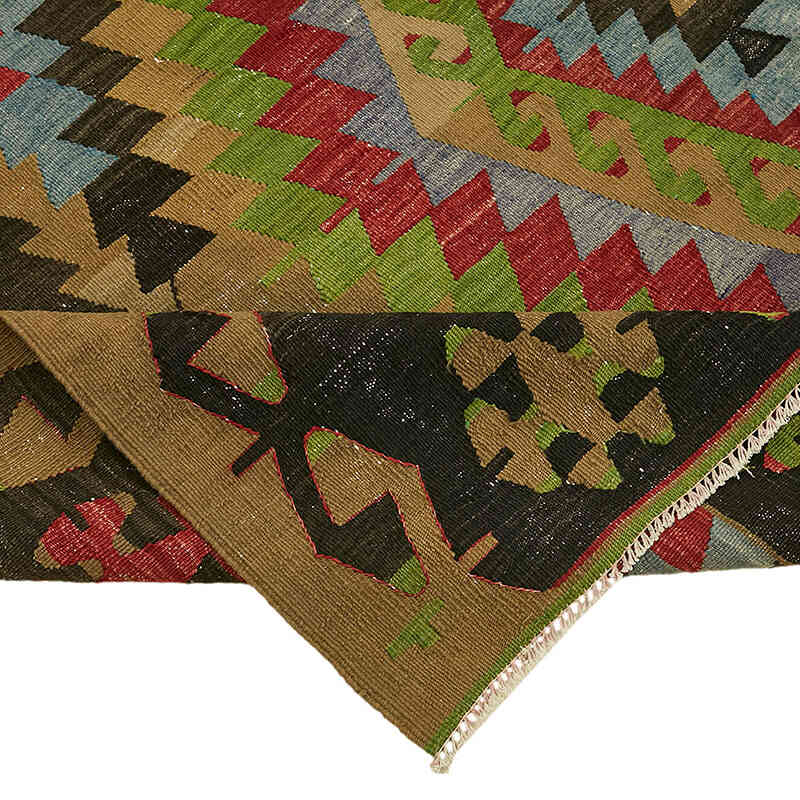 Vintage Anatolian Kilim Rug - 6' 3" x 9' 7" (75" x 115") - K0079115