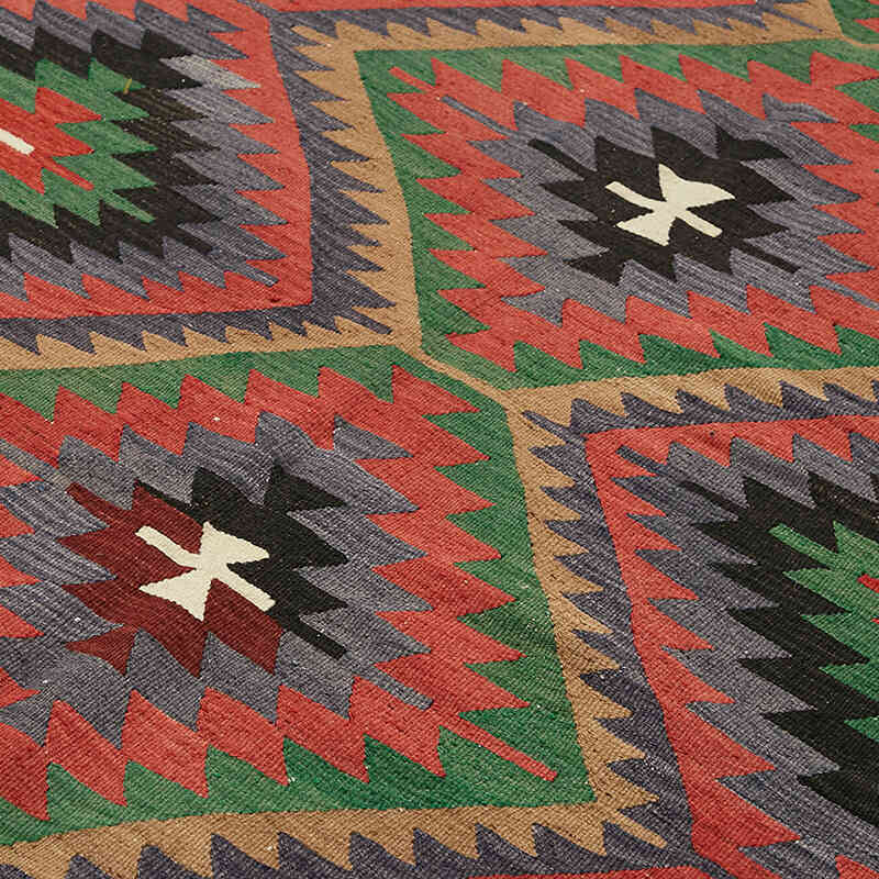 Alfombra Vintage Anatolian Kilim - 202 cm x 284 cm - K0079123