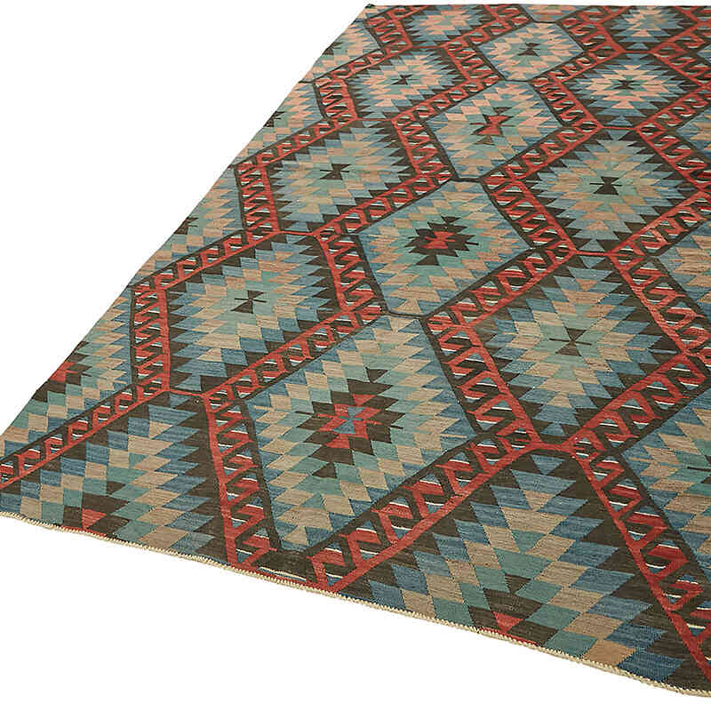 Vintage Anatolian Kilim Rug - 5' 2" x 9' 9" (62" x 117") - K0079125