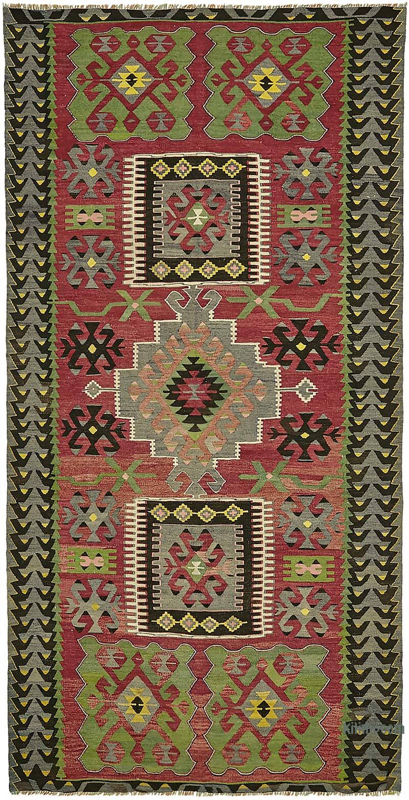 Alfombra Vintage Anatolian Kilim - 158 cm x 309 cm - K0079131