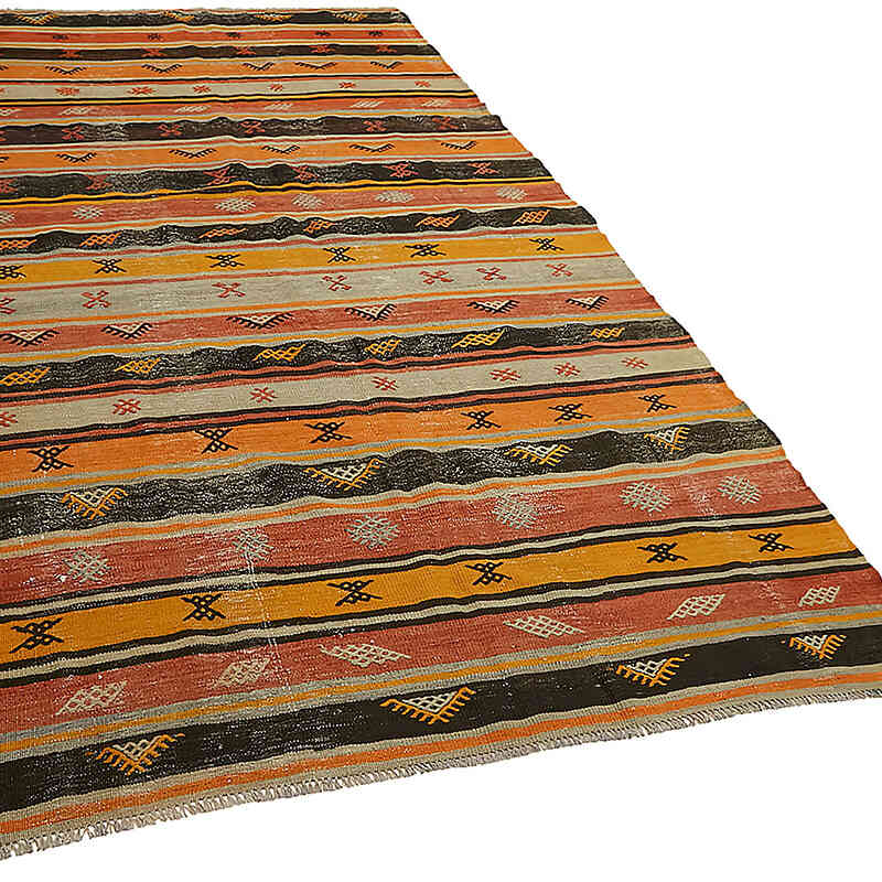 Alfombra Vintage Anatolian Kilim - 174 cm x 301 cm - K0079137