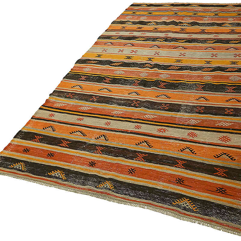 Alfombra Vintage Anatolian Kilim - 174 cm x 301 cm - K0079137
