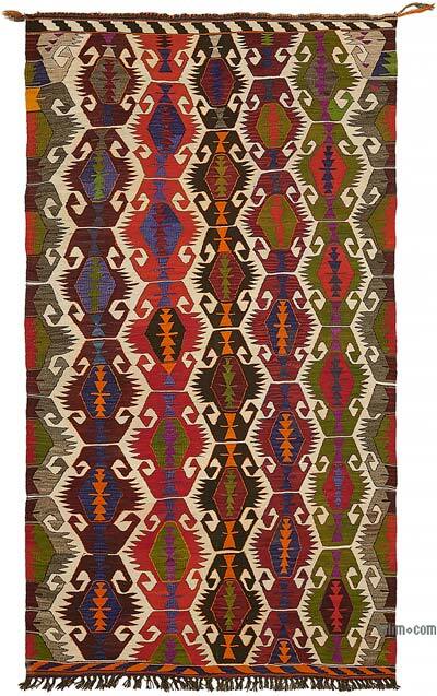 Vintage Mut Kilim Rug - 5' 10" x 10' 4" (70" x 124")